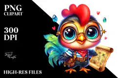 Vibrant Baby Rooster PNG Product Image 2