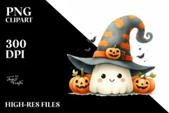 Cute Halloween Hat, High-Res PNG Product Image 3
