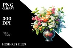 Vibrant Jasmine Stained Dahlia Vase Product Image 3