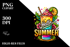 text,hello summer,png Product Image 2