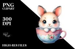 Colorful Baby Bunny | Clipart Product Image 1
