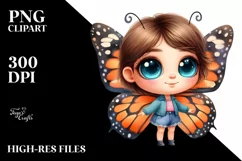 Baby Butterfly Big Eyes Standing Happy | Sublimation | Product Image 3