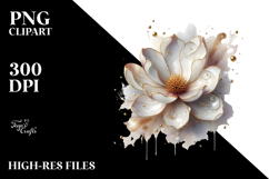 Abstract Magnolia PNG Product Image 2
