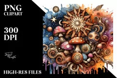 Detailed Wooden Stained Mystical PNG Product Image 3