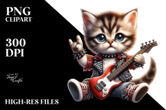 Energetic Baby Kitten, High-Res PNG Product Image 2