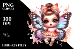Energetic Baby Butterfly PNG Product Image 2