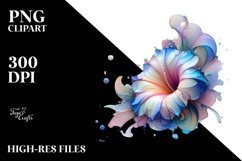 Glossy Morning Glory with -Like Material PNG Product Image 1