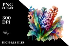 Vibrant Stained Hyacinth PNG Product Image 3