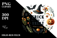 Simplistic Witch Cartoon,High-Res PNG Product Image 2