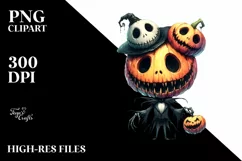 Simple Halloween Nightmare Clipart, High-Res PNG Product Image 1