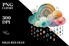 Simple Boho Cloud PNG Product Image 2