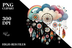 Simple Boho Cloud PNG Product Image 2