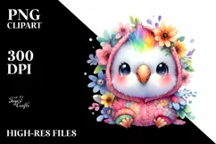 Smiling Baby Parrot | Sublimation | Clipart Product Image 3