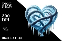 Spring Flower Heart PNG Product Image 2