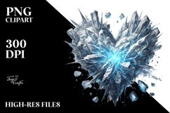 Icy Heart of Ice, Digital Painting PNG Product Image 2