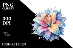 Detailed Lily Diamonds,High-Res PNG Product Image 2