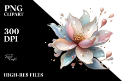 Pastel -like Magnolia, Sublimation PNG Product Image 2
