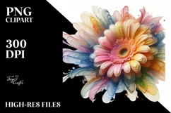 Vibrant Gerbera Flower, Transparent PNG Product Image 1