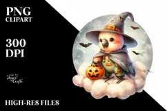 dressed for Halloween Baby Parrot PNG Product Image 3