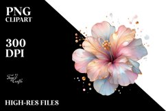 Colorful Shiny Hibiscus | Watercolor | Splash Product Image 3