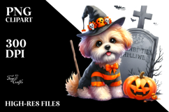 Cute Halloween Dog Clipart Product Image 2