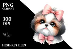 Happy Shih Tzu, Transparent PNG Product Image 2