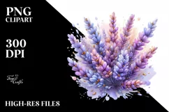Glossy Lavender Made of , PNG Product Image 3