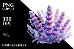 Glossy Lavender ,High-Res PNG Product Image 2