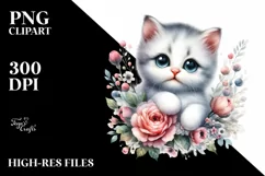 a cute baby cat, High-Res PNG Product Image 1