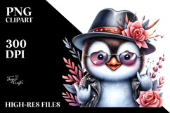 Rocking Penguin, High-Resolution PNG Product Image 2