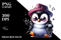 Rocking Penguin, High-Resolution PNG Product Image 2
