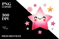 Simple Pinkish Star PNG Product Image 2