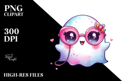 Cute Tiny Ghost with Glam Accessories Product Image 2