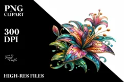 Wooden Lily Stained , Transparent PNG Product Image 1