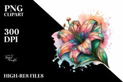 Wooden Lily Stained , Transparent PNG Product Image 1