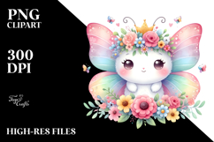 Adorned Butterfly with Flower Crown Product Image 2