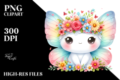 Adorned Butterfly with Flower Crown Product Image 2