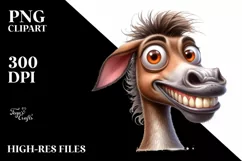 Funny Horse Portrait Clipart Product Image 3