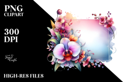 Glossy Petals Orchid, PNG Product Image 2