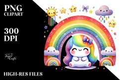 Cute Rainbow PNG Product Image 2