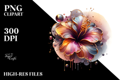 Abstract Hibiscus PNG Product Image 2