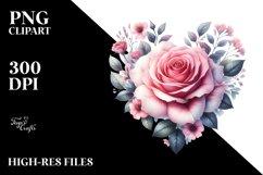 Rose Heart PNG Product Image 2