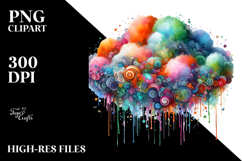 Whimsical Vibrant Cloud Product Image 2