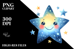 Smiling Star, Transparent PNG Product Image 2