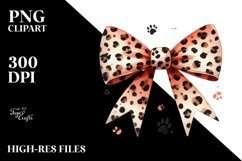 Wooden Stained with Coquette Bow, PNG Product Image 3