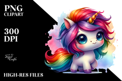 Cute Unicorn Funny PNG Product Image 2