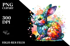 Colorful Bunny Made of PNG Product Image 2