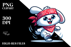 Silly Bandana Dancing, Vector Clipart Product Image 2