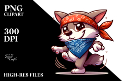 Silly Bandana Dancing, Vector Clipart Product Image 2