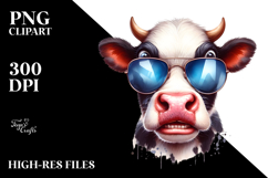 Funny Cow with Sunglasses, Unique Design Product Image 2